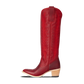Jentry Knee High Boot in Smoldering Ruby | Bourbon Cowgirl
