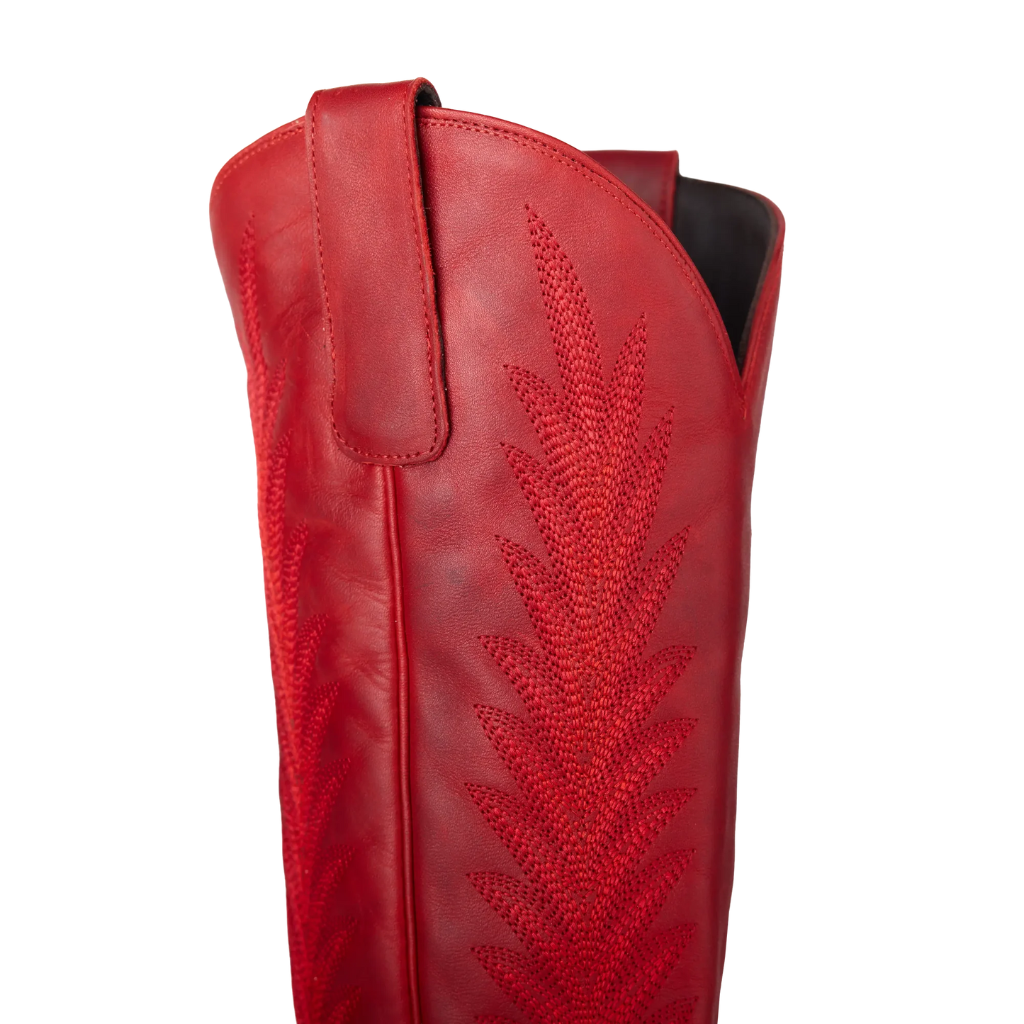 Jentry Knee High Boot in Smoldering Ruby | Bourbon Cowgirl