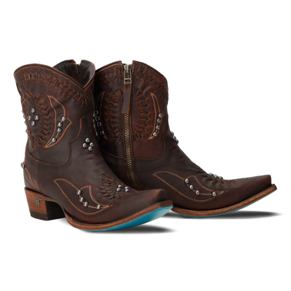 Cognac Cossette Bootie