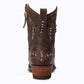 Cognac leather Cossette Bootie