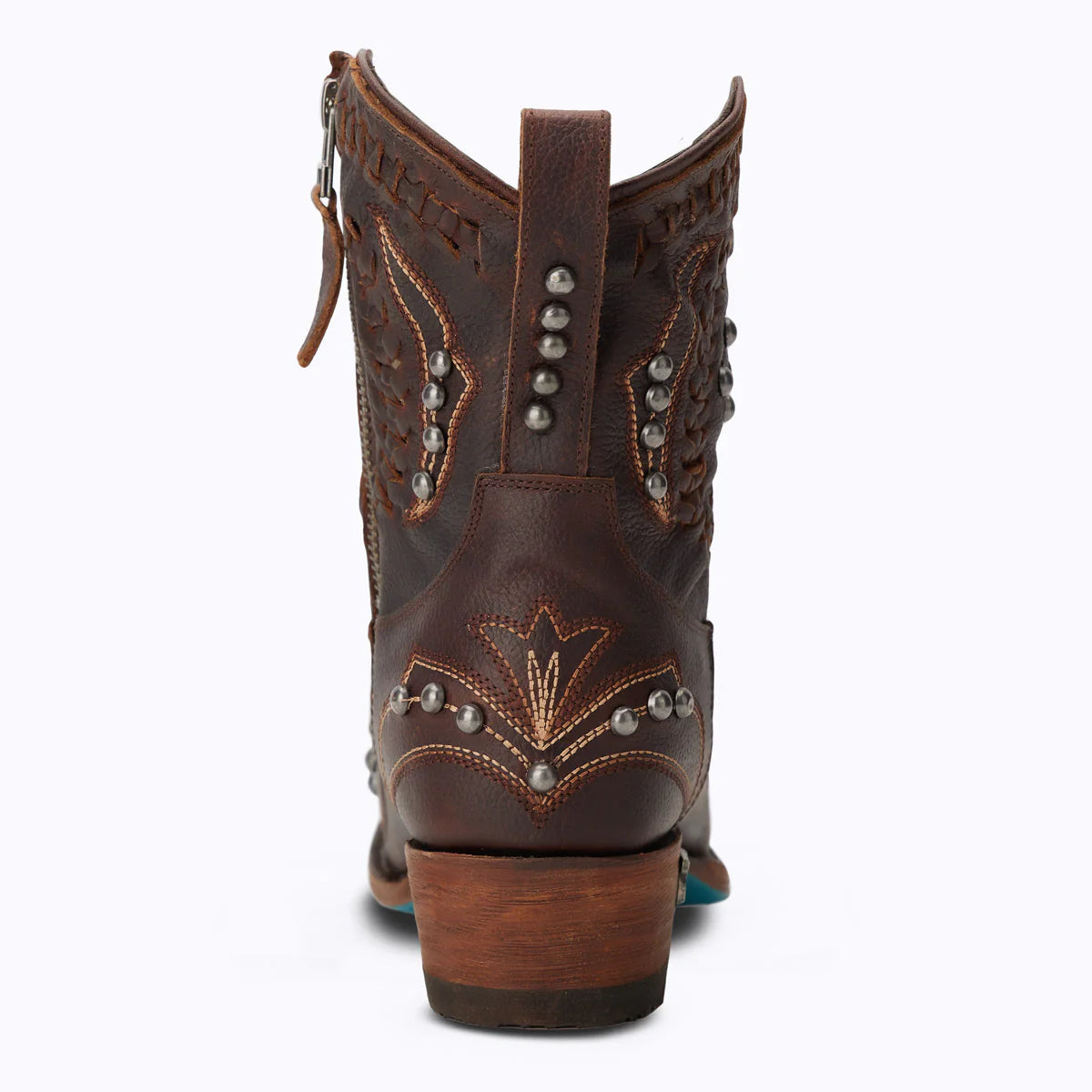 Cognac leather Cossette Bootie