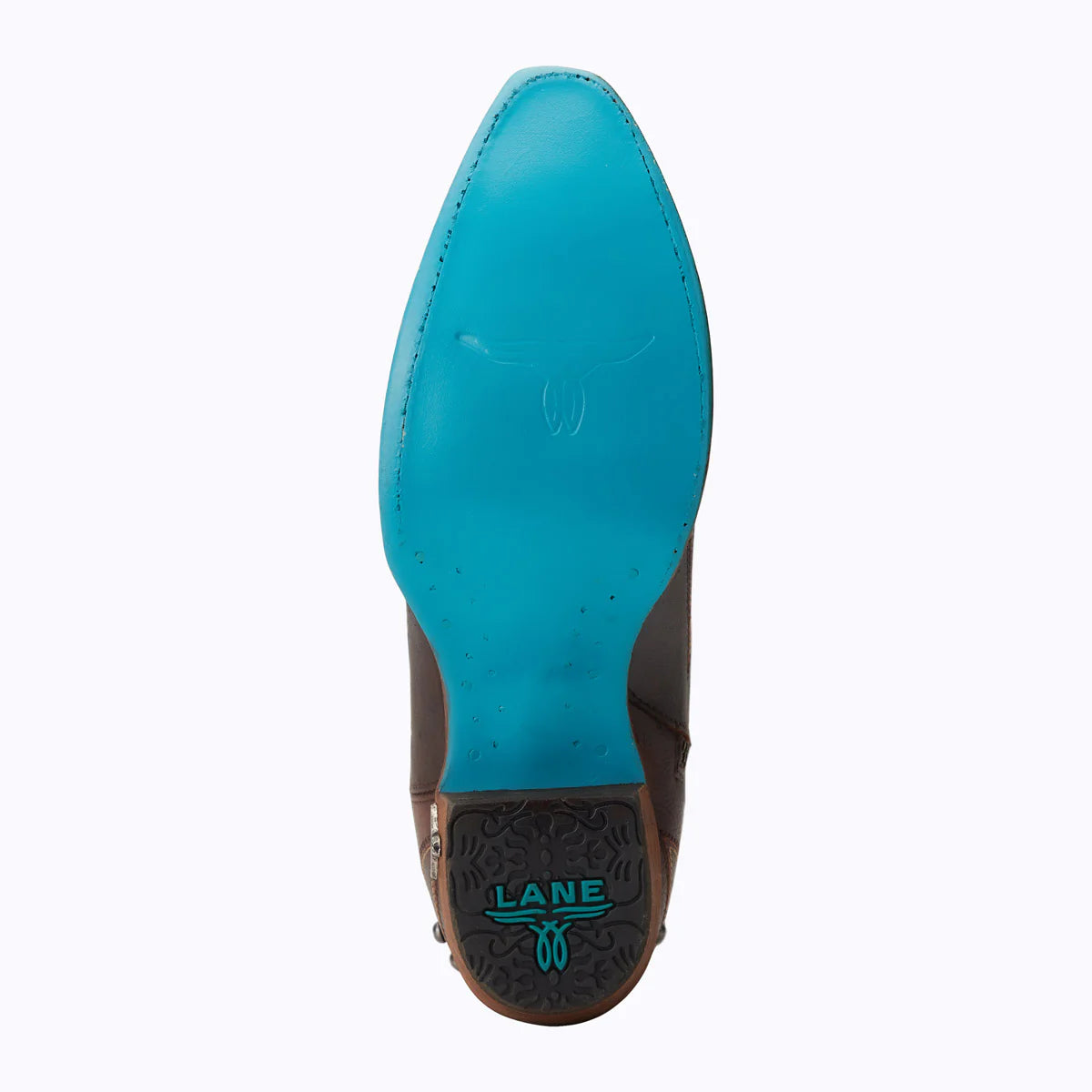 Cognac leather Cossette Bootie sole view