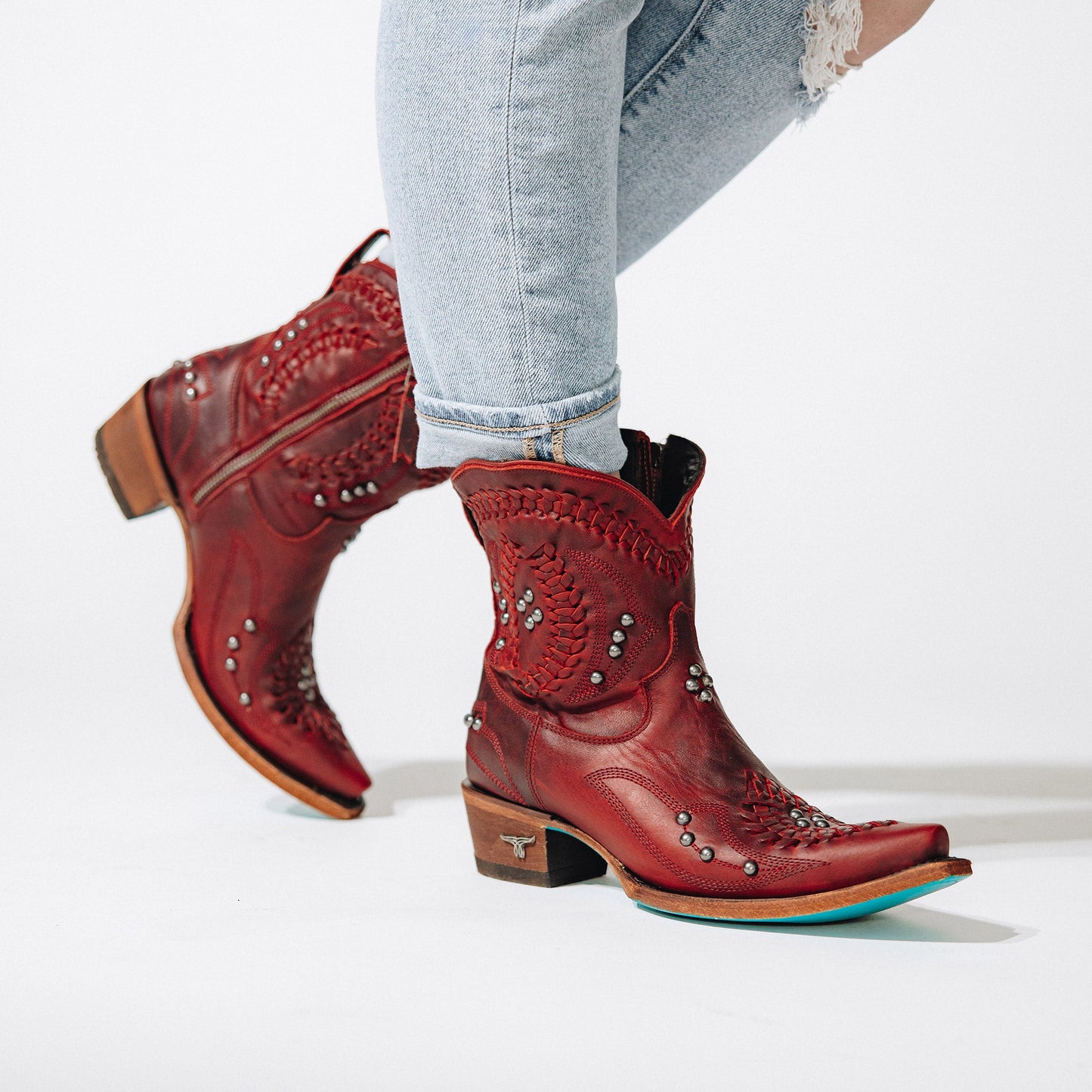 Cossette Bootie - Smoldering Ruby