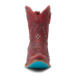 Cossette Bootie in Smoldering Ruby red leather