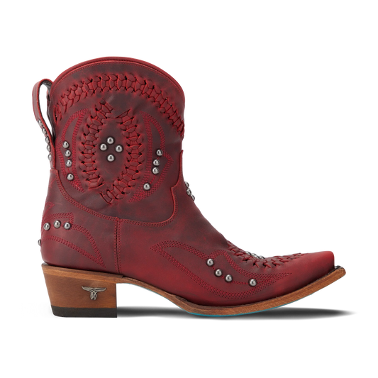 Red Cossette Bootie - Smoldering Ruby - PS4