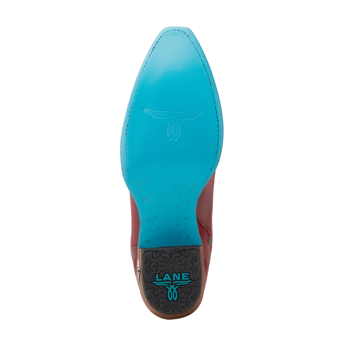Cossette Bootie Smoldering Ruby sole view