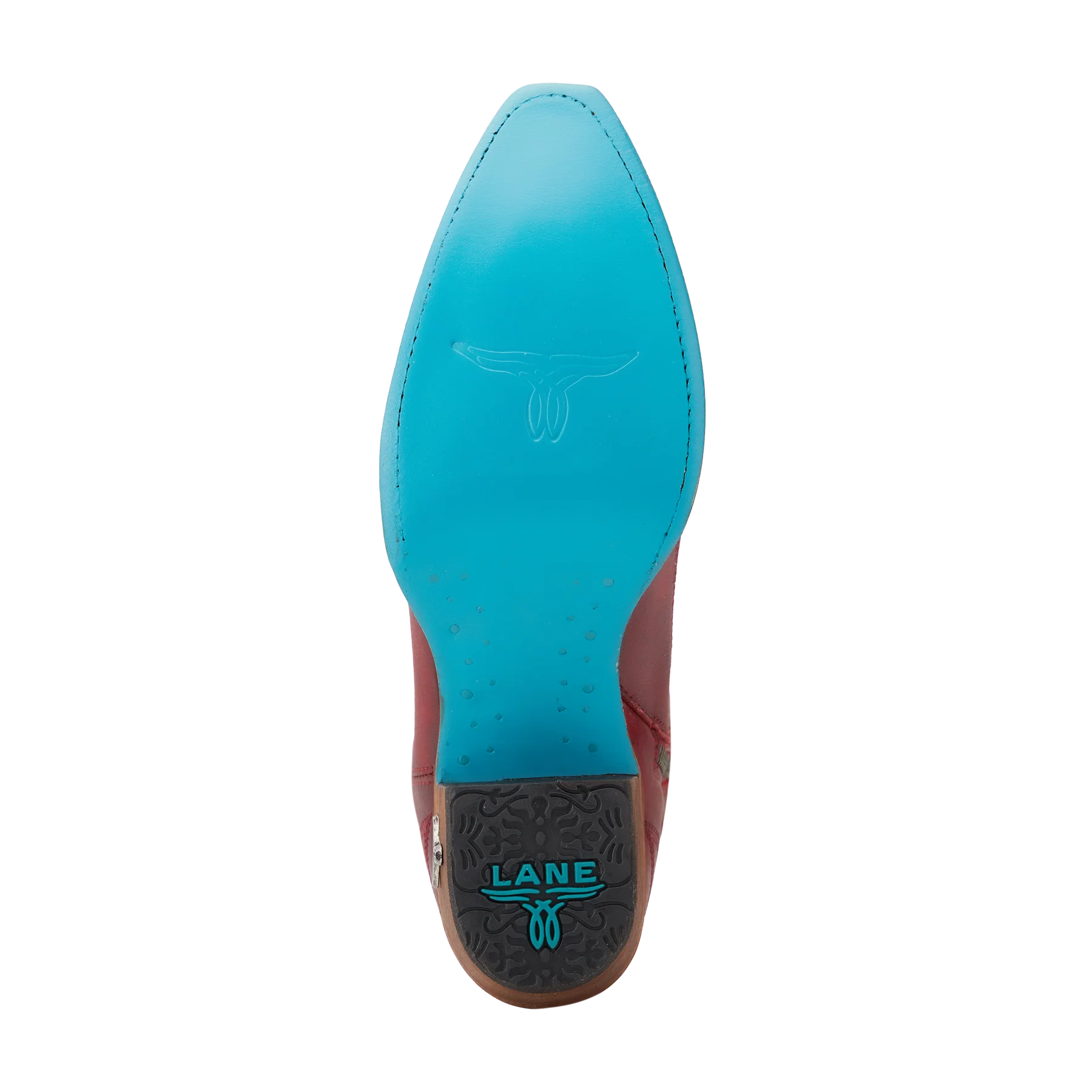 Cossette Bootie Smoldering Ruby sole view