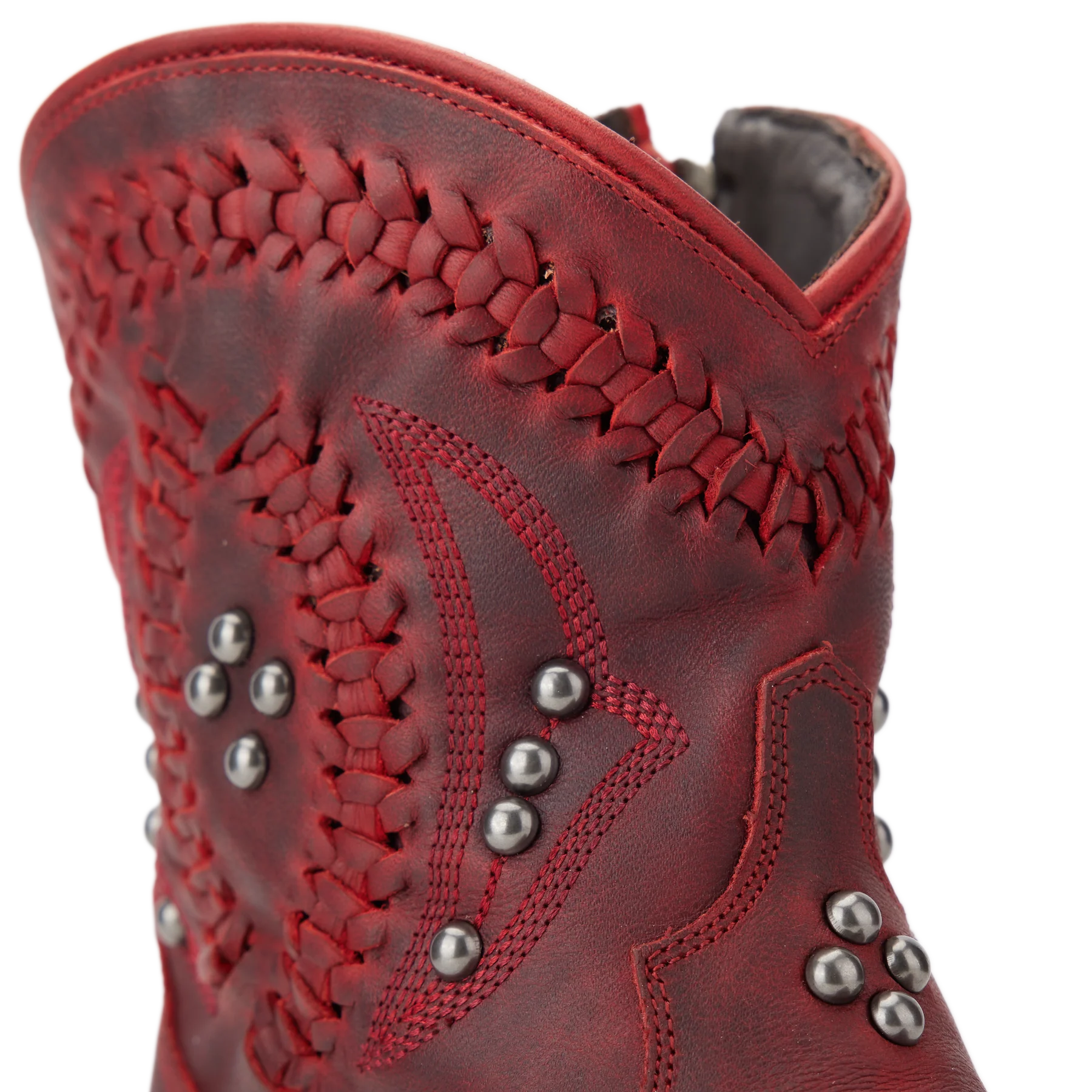Cossette Bootie in Smoldering Ruby
