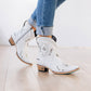 White Cossette Bootie by Matthew White