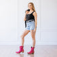 Cossette Bootie - Hot Pink