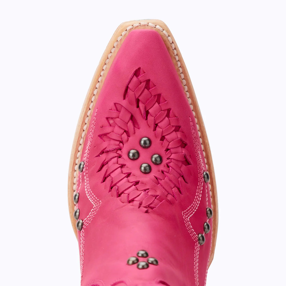 Hot pink Cossette Bootie detail