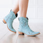 Powder blue Cossette booties