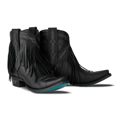 Senita Falls Bootie - Jet Black