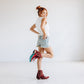 Senita Falls Bootie - Smoldering Ruby