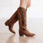 Burnt caramel Plain Jane cowboy boots