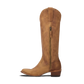 Desert clay tall boot with zipper, Plain Jane PS5 style