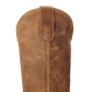 lb0546f Plain Jane Desert Clay leather boot close-up