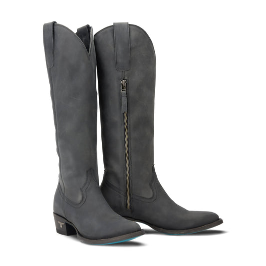 Plain Jane Boot - Matte Black