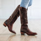 Plain Jane Boot - Cognac