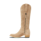 Plain Jane Boot - Latte Suede