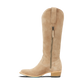 Plain Jane Boot - Latte Suede