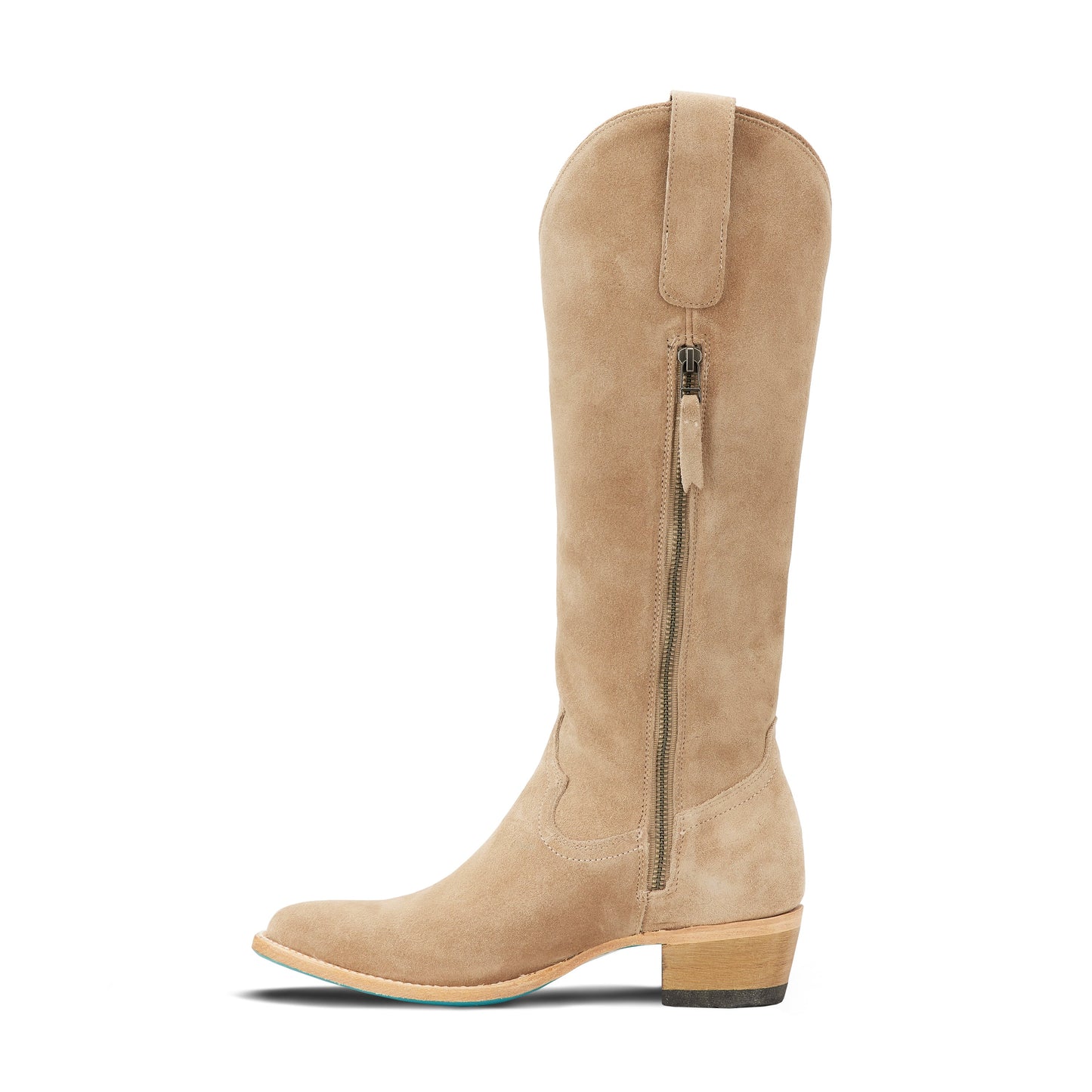 Plain Jane Boot - Latte Suede