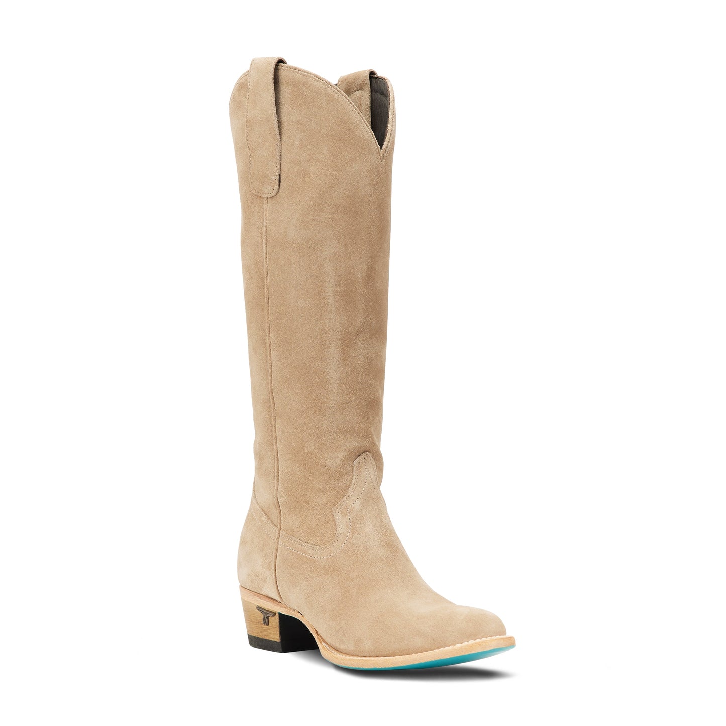 Plain Jane Boot - Latte Suede