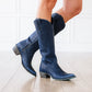 Midnight Navy Plain Jane Cowboy Boots