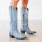 Plain Jane Boot - Washed Denim
