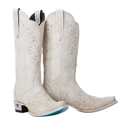 Destiny Ceramic Crackle Cowboy Boots