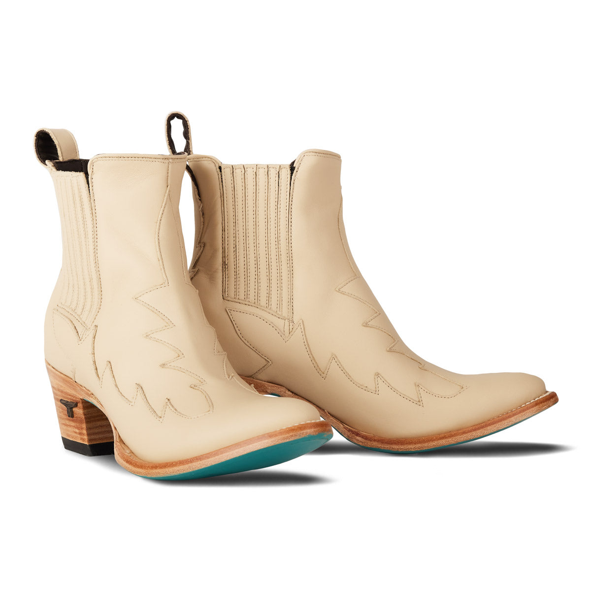 Western Chelsea Bootie - Pale Ivory