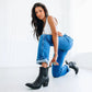 Western Chelsea Bootie - Jet Black