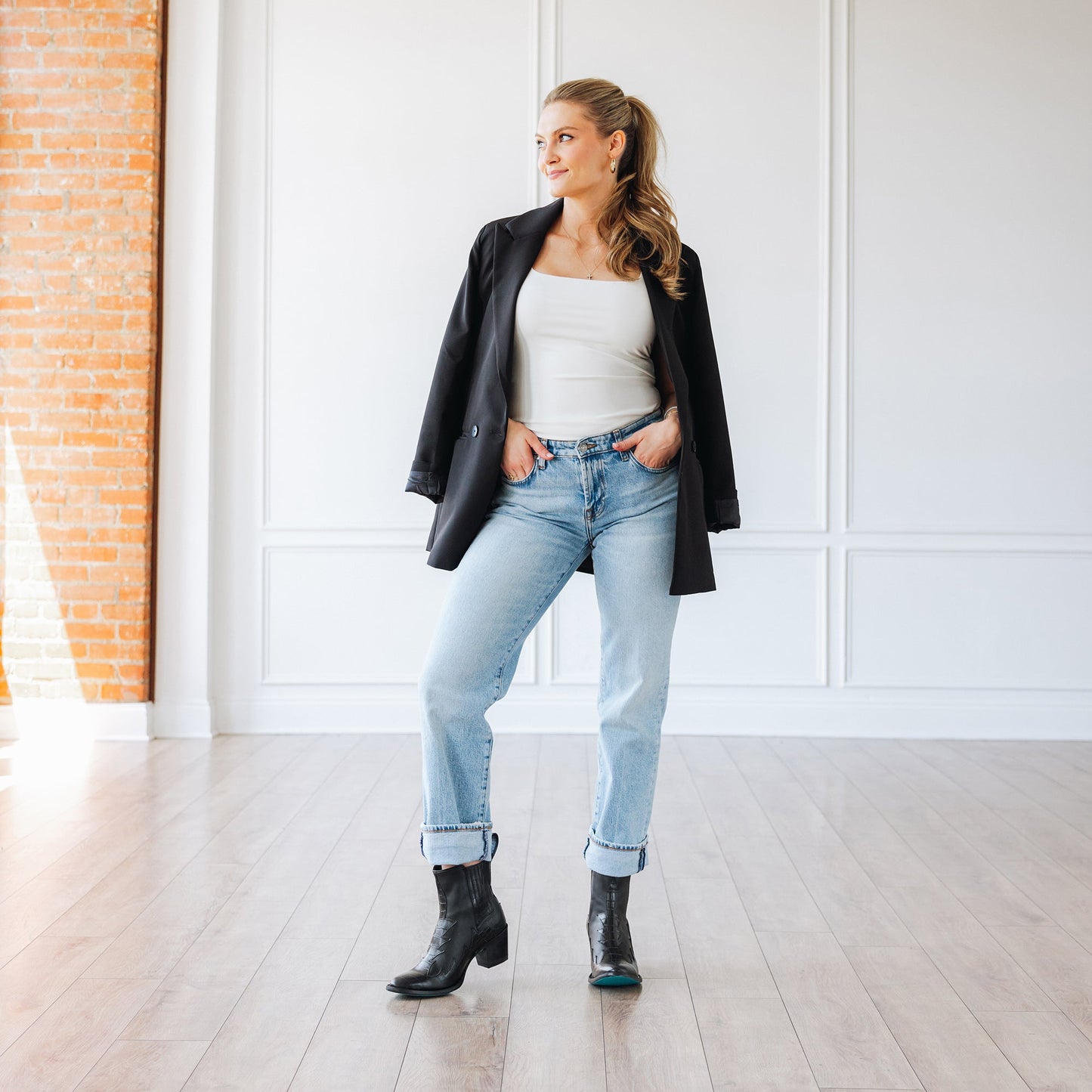 Western Chelsea Bootie - Jet Black