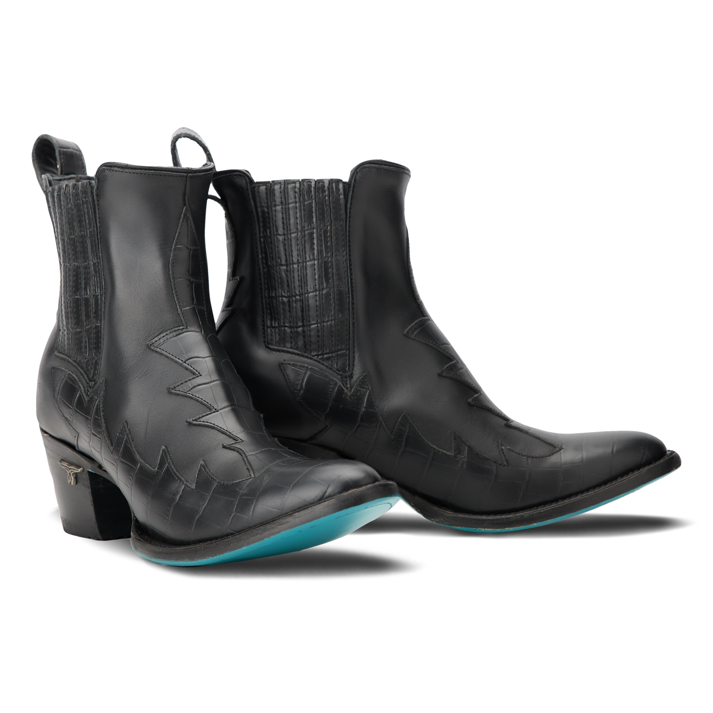 Black Chelsea Western Boots
