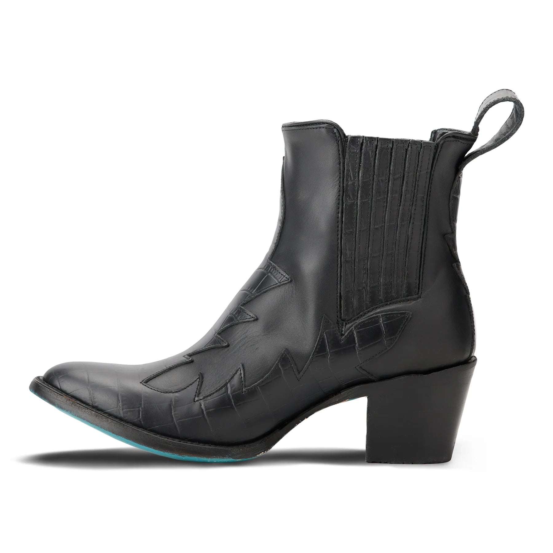 Black Chelsea Western Boot