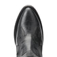 Western Chelsea jet black boot detail