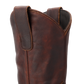 Cognac leather Plain Jane Midi boot