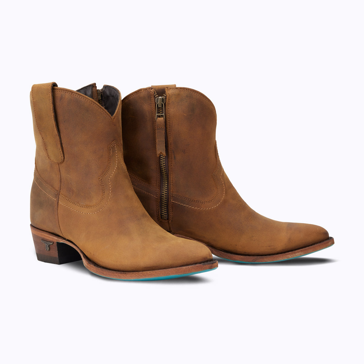 Plain Jane Bootie - Burnt Caramel