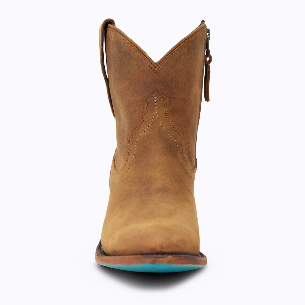 Plain Jane Bootie - Burnt Caramel