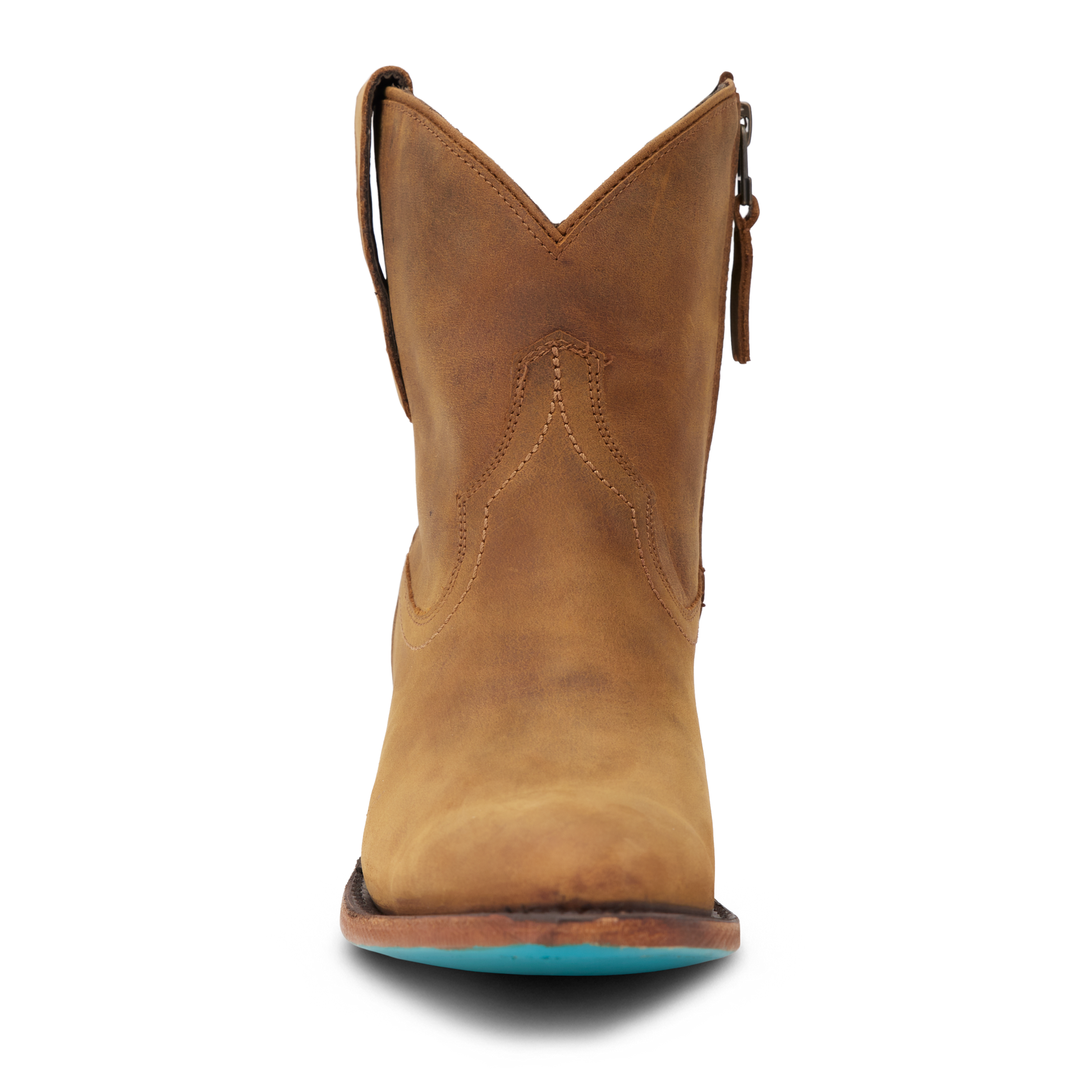 Burnt Caramel Plain Jane Bootie