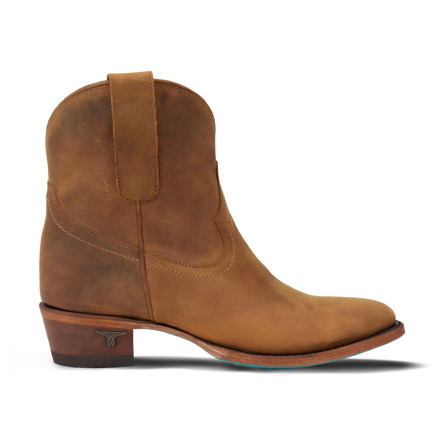 Plain Jane Bootie - Burnt Caramel