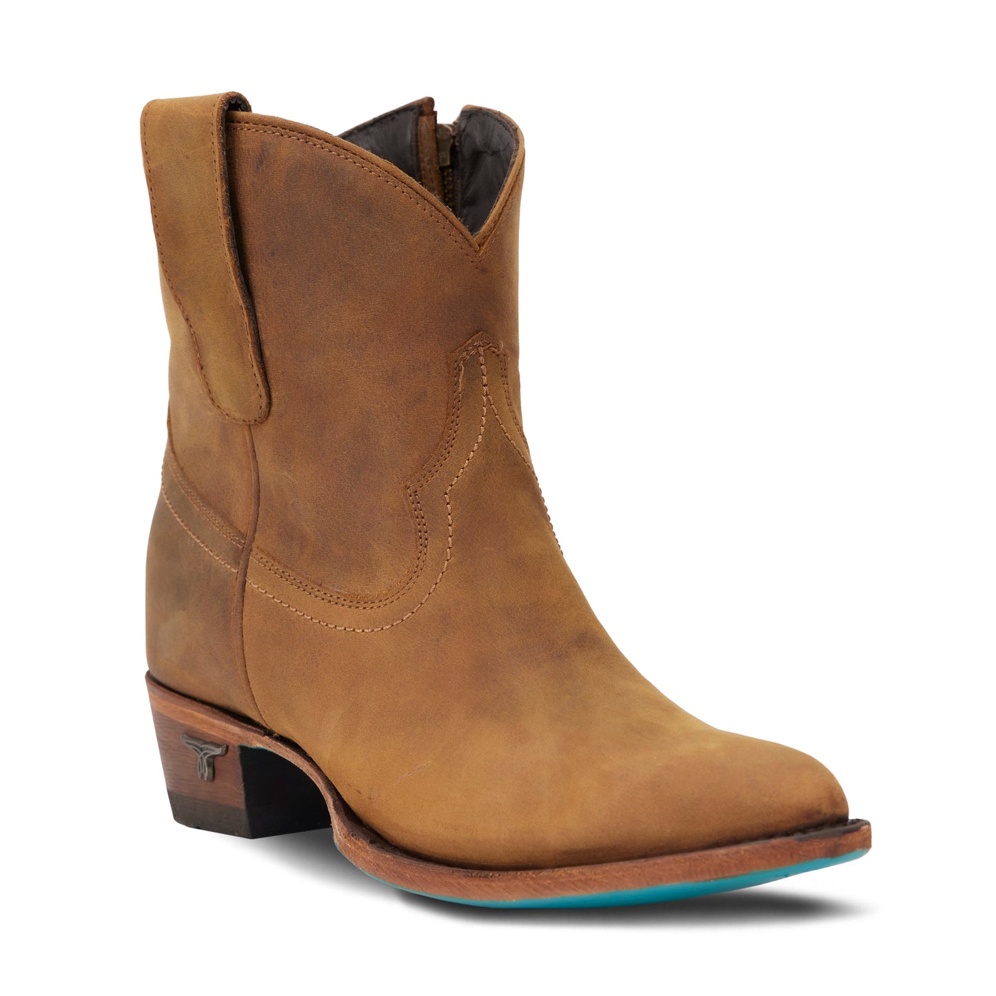 Plain Jane Bootie - Burnt Caramel