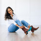 Plain Jane Bootie - Cognac