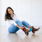 Plain Jane Bootie - Cognac