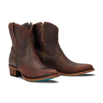 Plain Jane Bootie - Cognac