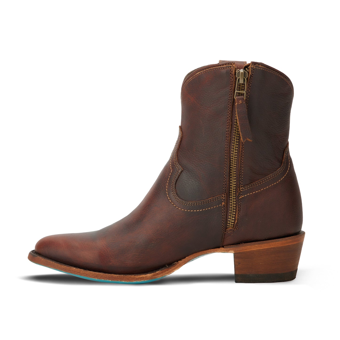 Plain Jane Bootie - Cognac