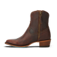Plain Jane Bootie by Lane Boots Cognac| Bourbon Cowgirl
