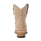 Plain Jane Bootie - Latte Suede