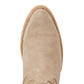 Plain Jane Bootie - Latte Suede