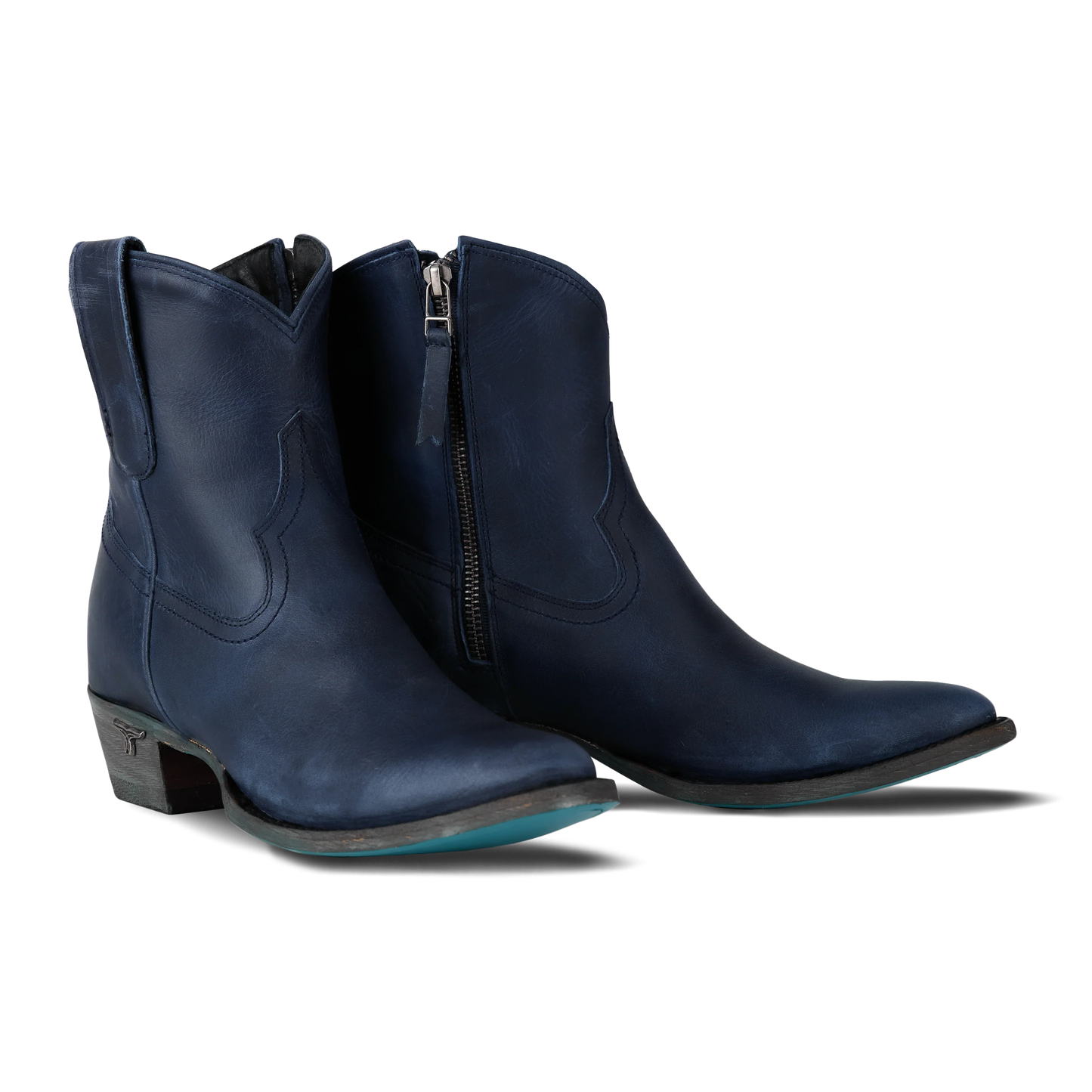 Plain Jane Bootie by Lane Boots Midnight Navy | Bourbon Cowgirl